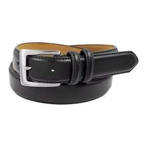 Status 1.25" Top Grain Mens Belt - Black, Sz 56 925193